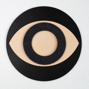 Dessous de plat feutre et cuir